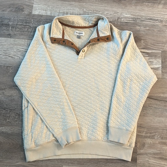Men’s Goodfellow & Co size M tan sweater - Picture 3 of 3
